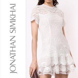 Jonathan Sinkhai White Lace Dress - Size 8 *NWT*